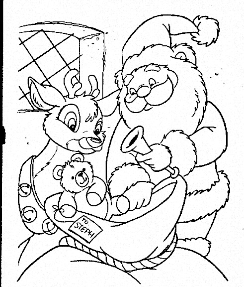 Christmas Kids Coloring Page
 Christmas 2011 Coloring Pages for Kids Children