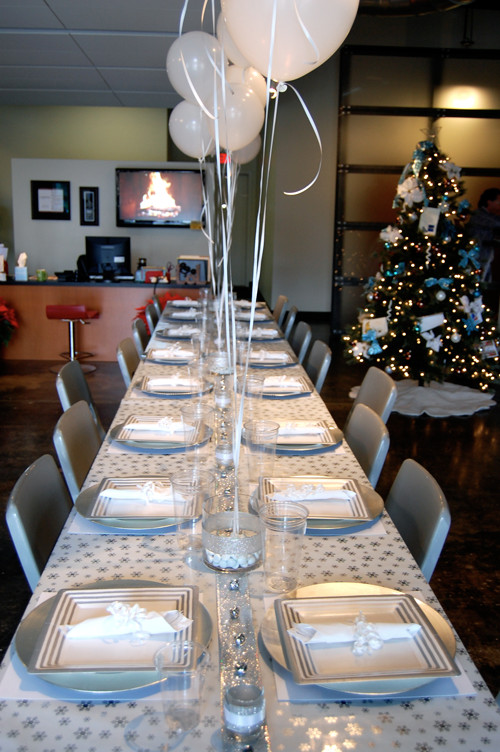Christmas Office Party Ideas
 Winter Wonderland Themed pany Christmas Party on a $50