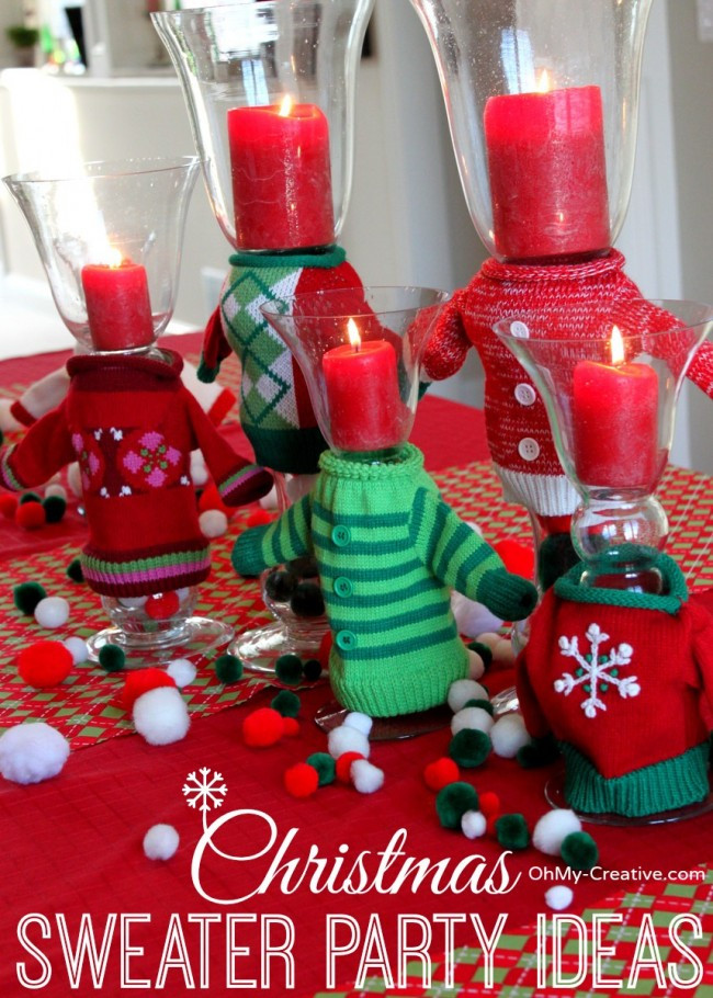 Christmas Office Party Ideas
 50 Ugly Christmas Sweater Party Ideas Oh My Creative
