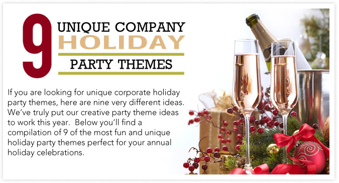 Christmas Party Themes Ideas For Work
 9 Unique pany Holiday Party Themes