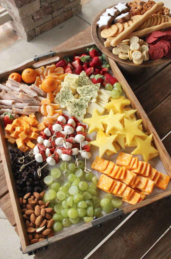 Christmas Party Trays Ideas
 Holiday Cheese Platter for Kids SevenLayerCharlotte