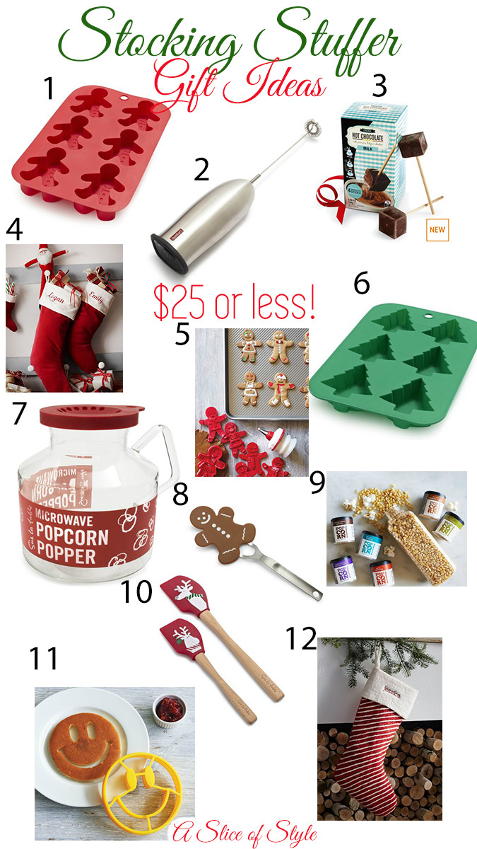 Christmas Stocking Gift Ideas
 A Slice of Style