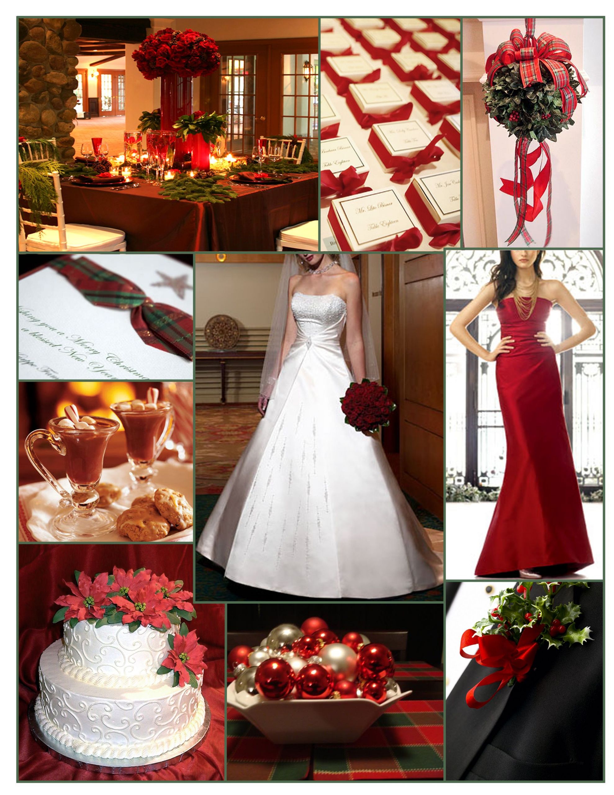Christmas Themed Wedding
 Christmas themed wedding inspiration