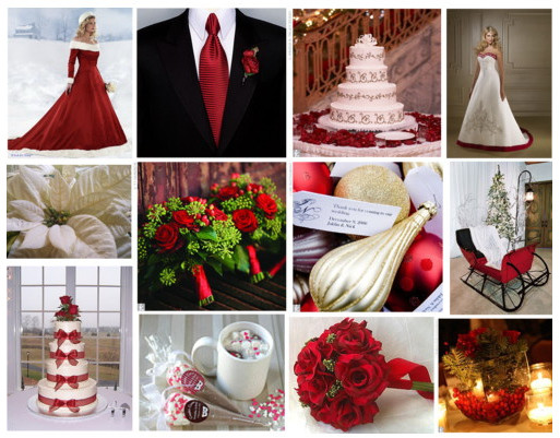 Christmas Themed Wedding
 2012 Wedding Colors Winter Weddings 101