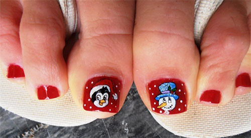 Christmas Toe Nail Designs Pinterest
 30 Best and Easy Christmas Toe Nail Designs Christmas
