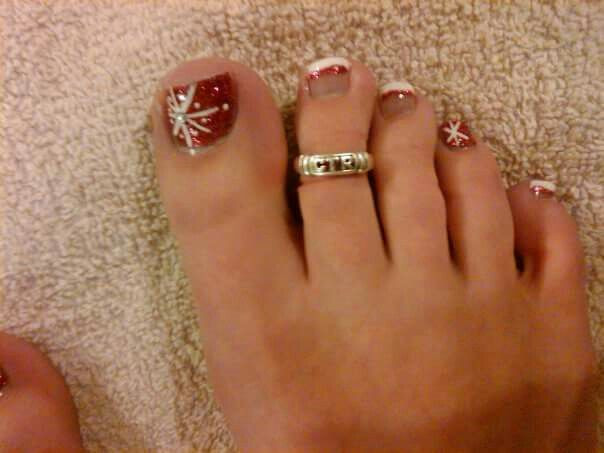 Christmas Toe Nail Designs Pinterest
 Christmas toes Nails and Toes I ve done