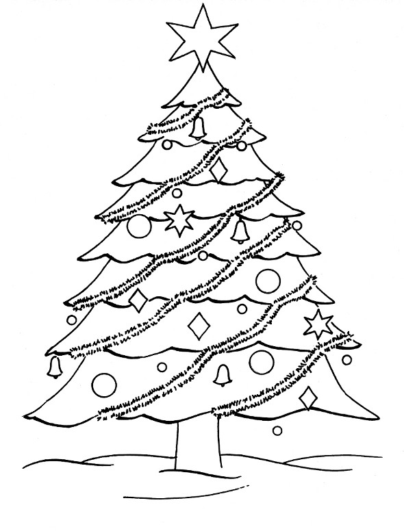Christmas Tree Coloring Pages For Kids
 Ausmalbilder für Kinder Malvorlagen und malbuch