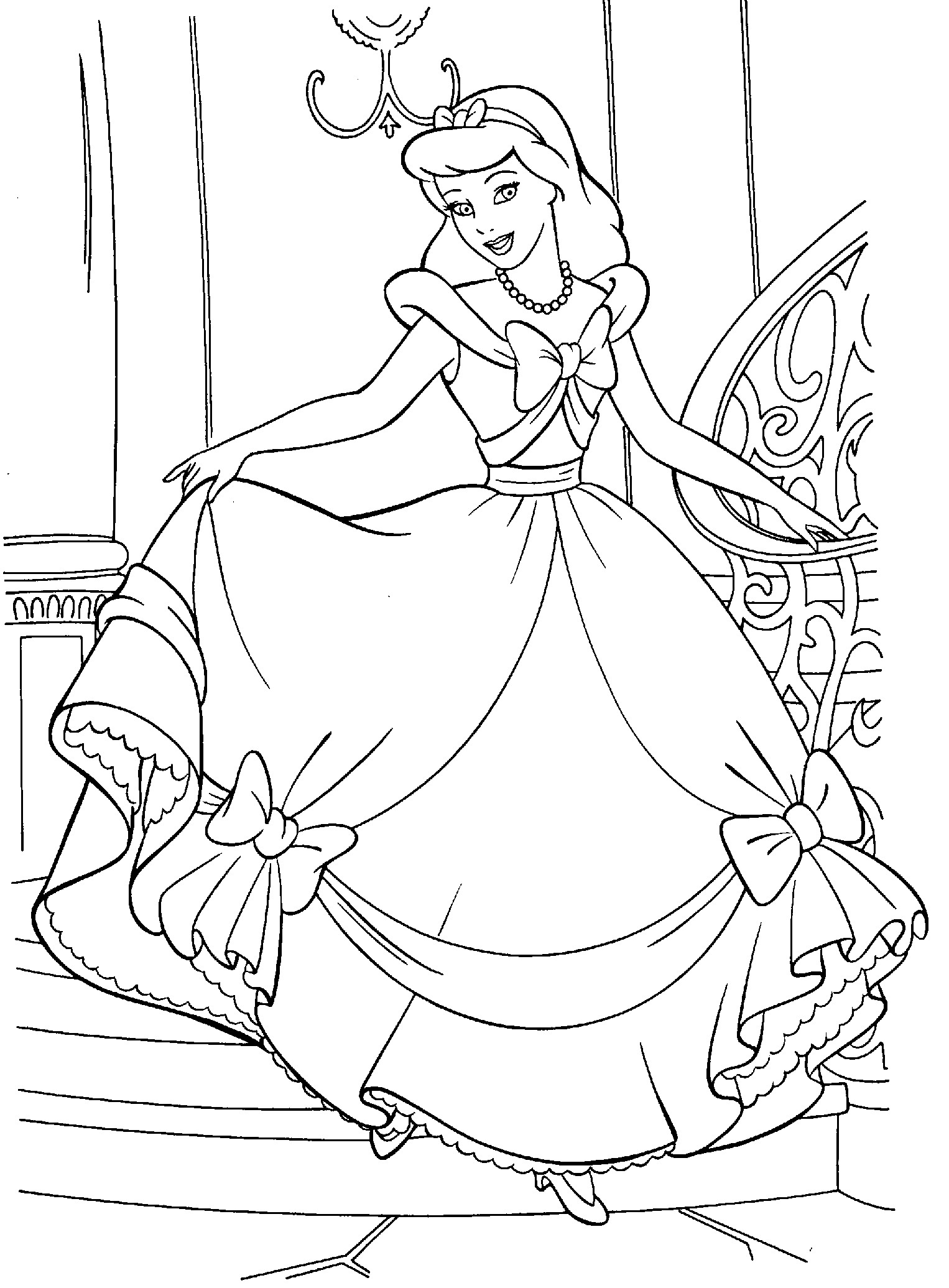 Cinderella Printable Coloring Pages
 Free Printable Cinderella Activity Sheets and Coloring