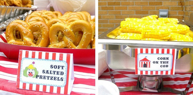 Circus Party Food Ideas
 Circus Themed Birthday Party guest feature