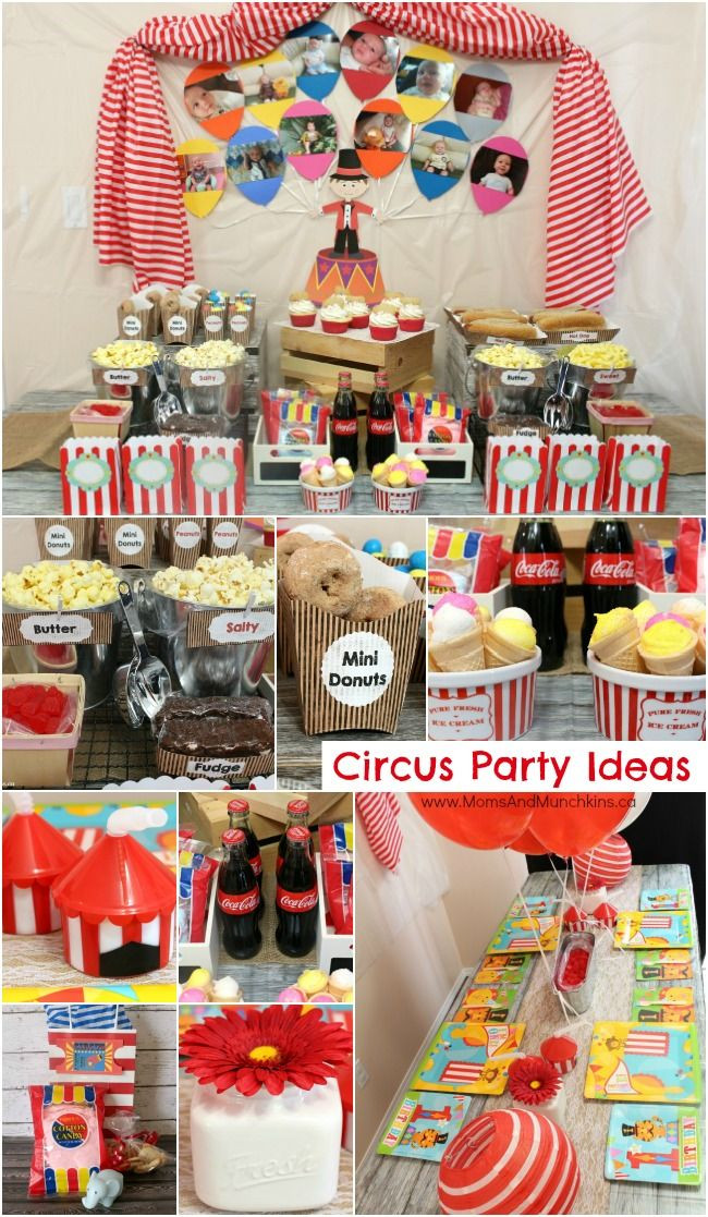Circus Party Food Ideas
 Circus Party Ideas for Kids