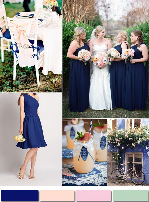 Classic Wedding Colors
 Classic Royal Blue Wedding Color Ideas and Bridesmaid