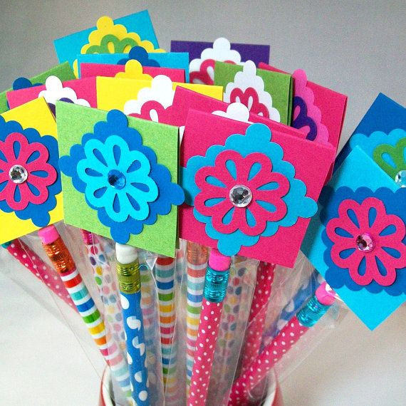 Classroom Birthday Party Ideas
 Pencil Birthday Party Favors Treat Bags and by