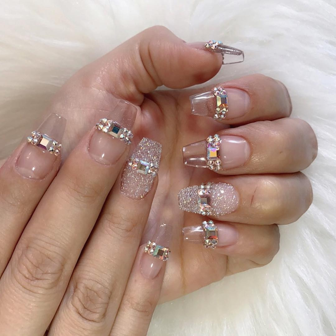 Clear Acrylic Nail Designs
 27 Lovely And Extravagant Clear Nail Designs Easy Nail