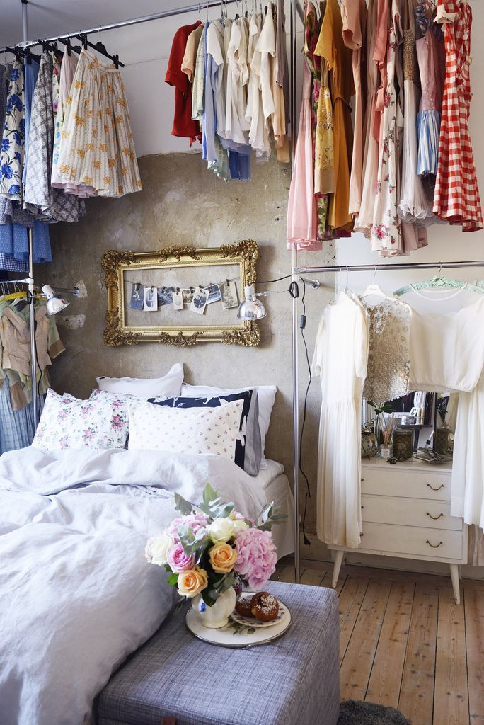 Clothes Storage For Small Bedroom
 15 Clever Closet Ideas for Small Space Pretty Designs