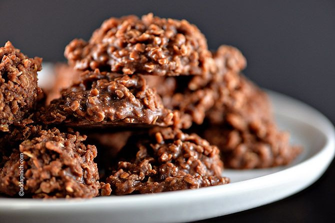 Cocoa Peanut Butter Cookies
 Chocolate peanut butter no bakes slightly less oats and