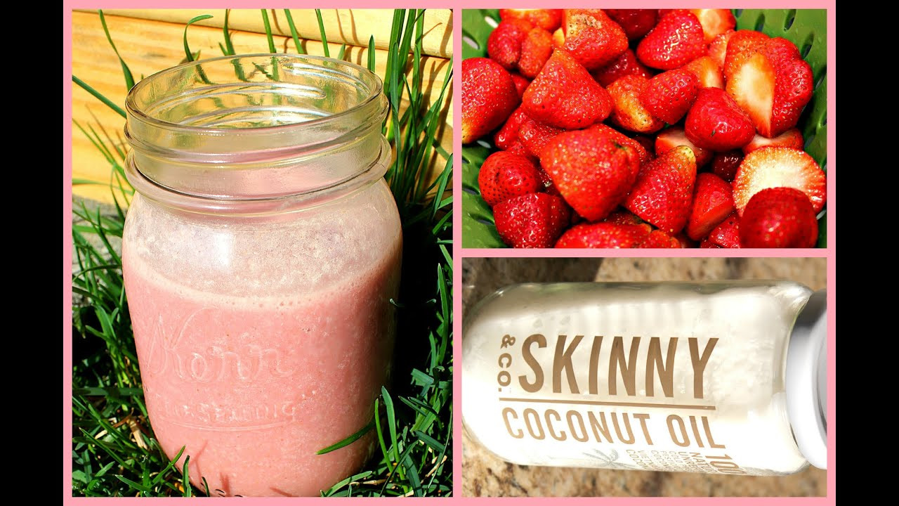 Coconut Oil Smoothie Recipes
 Healthy Breakfast Smoothie Recipe Strawberry Oatmeal