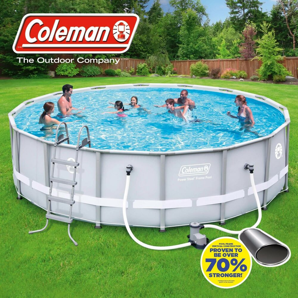 Coleman Above Ground Pool
 Coleman 16 x 48" Power Steel Frame Ground Swimming
