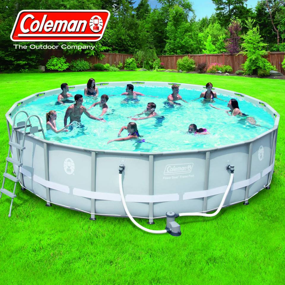 Coleman Above Ground Pool Elegant Coleman 18 X 48quot Power Steel Frame Ground Swimming Of Coleman Above Ground Pool 