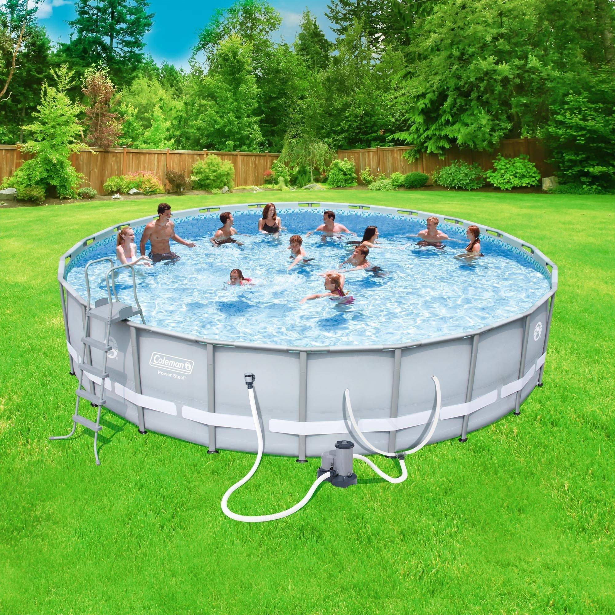 Coleman Above Ground Pool
 Coleman Power Steel 22 x 52" Frame Pool Set $362 79