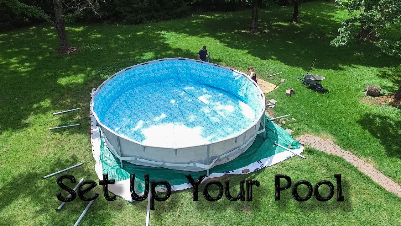 Coleman Above Ground Pool
 Setting Up Your Steel Frame Ground Pool Intex