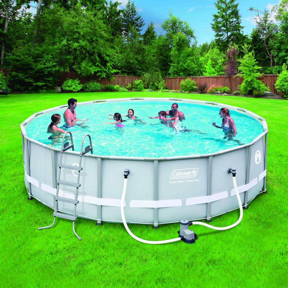 Coleman Above Ground Pool
 New Coleman 16 x 48" Steel Frame Ground Swimming
