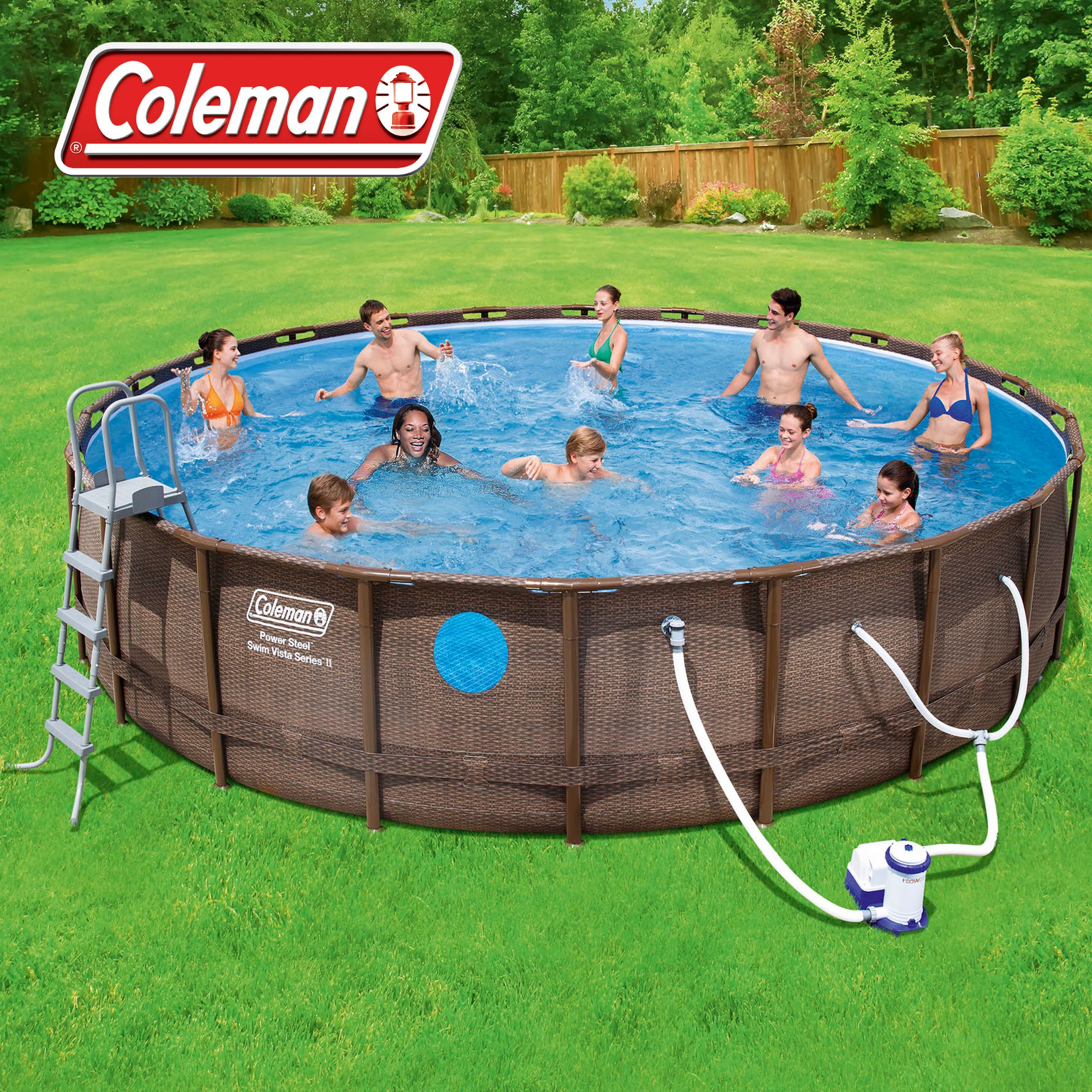 Coleman Above Ground Pool
 Coleman 22 x52" Swim Vista II Pool Set with Pump Ladder