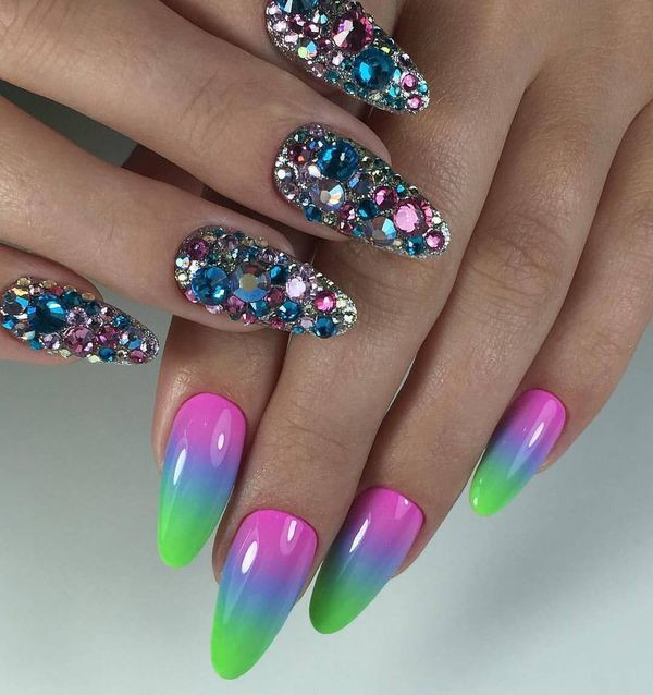 Colorful Nail Ideas
 Beauty of Colorful Nail Art Designs 2019