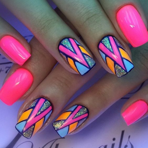 Colorful Nail Ideas
 Amazing Colorful Nail Art Designs That Will Bring The