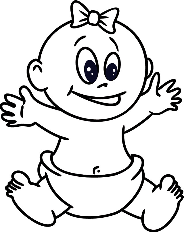 Coloring Book For Baby
 smiley baby printable coloring sheet for preschoolers