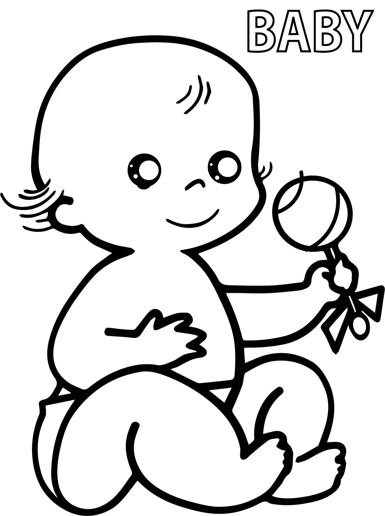 Coloring Book For Baby
 Preschool Baby Coloring Pages