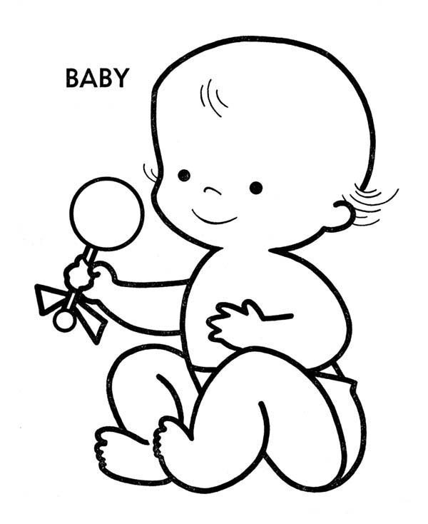 Coloring Book For Baby
 Baby moses coloring page Coloring pages for kids