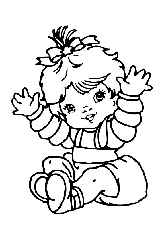 Coloring Book For Baby
 Cute Baby Girl Coloring Pages Baby Coloring Pages