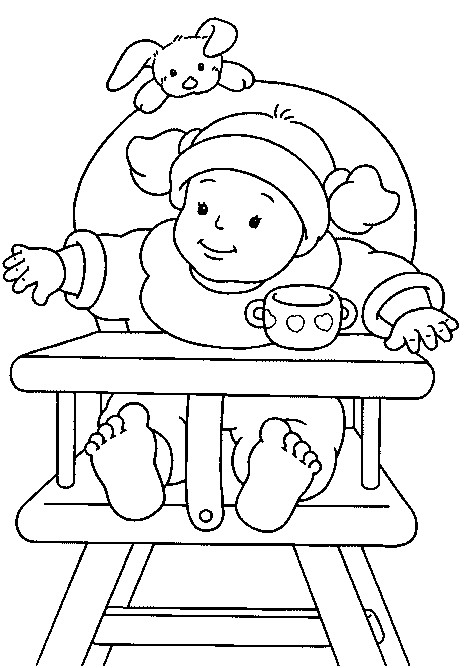 Coloring Book For Baby
 Free Printable Baby Coloring Pages For Kids