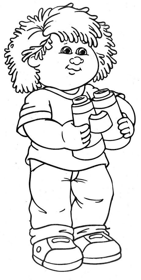 Coloring Book Pages For Toddlers
 Cabbage Patch Kids