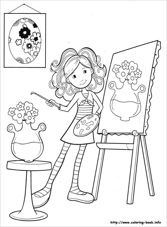 Coloring Book Pages Girls
 Coloring Pages For Girls – 21 Free Printable Word PDF
