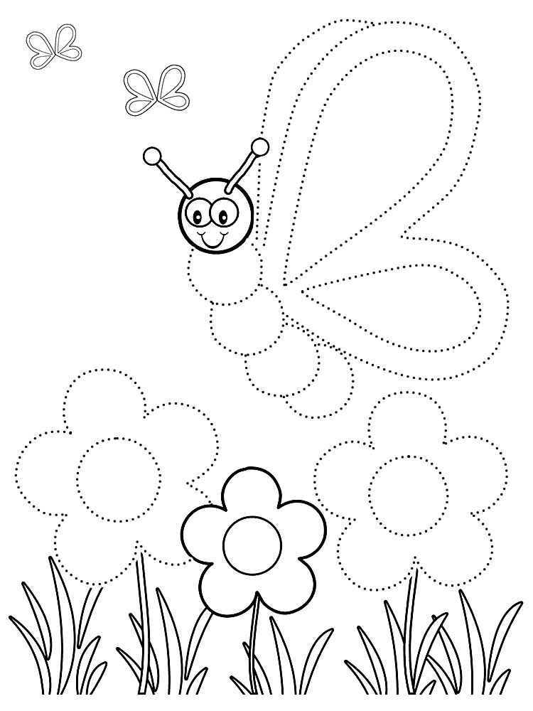 Coloring Book Toddler
 Butterfly coloring pages for kids