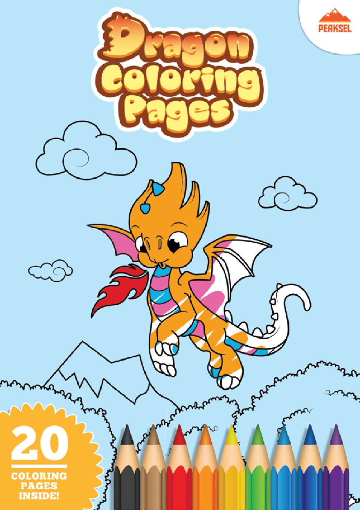 Coloring Book Toddler
 File Dragon Coloring Pages Printable Coloring Book for