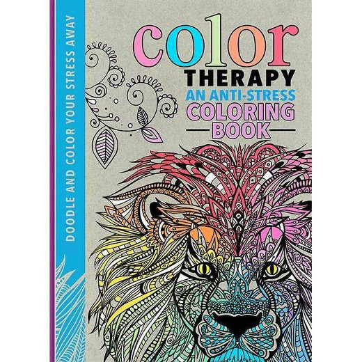Coloring Books For Adults Target
 Color Therapy Adult Coloring Book An Anti stress Coloring