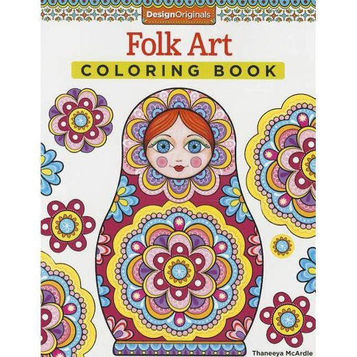 Coloring Books For Adults Target
 Folk Art Adult Coloring Book Tar