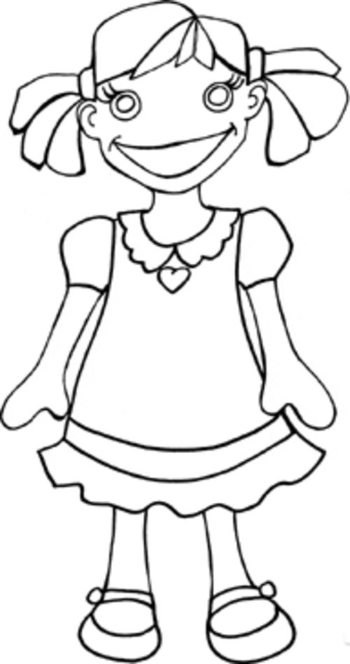 Coloring Books For Girls
 Girl Coloring Pages For Kids Disney Coloring Pages