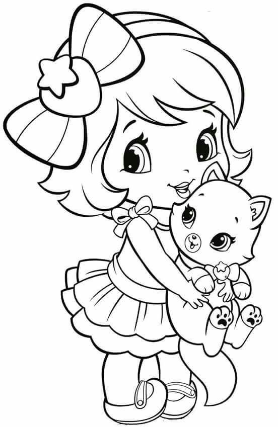 Coloring Books For Girls
 Coloring Pages Little Girl