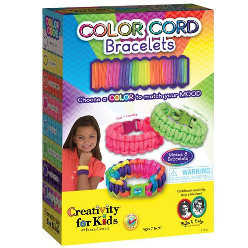 Coloring Kits For Kids
 Color Cord Bracelets Craft Kits by Creativity For Kids