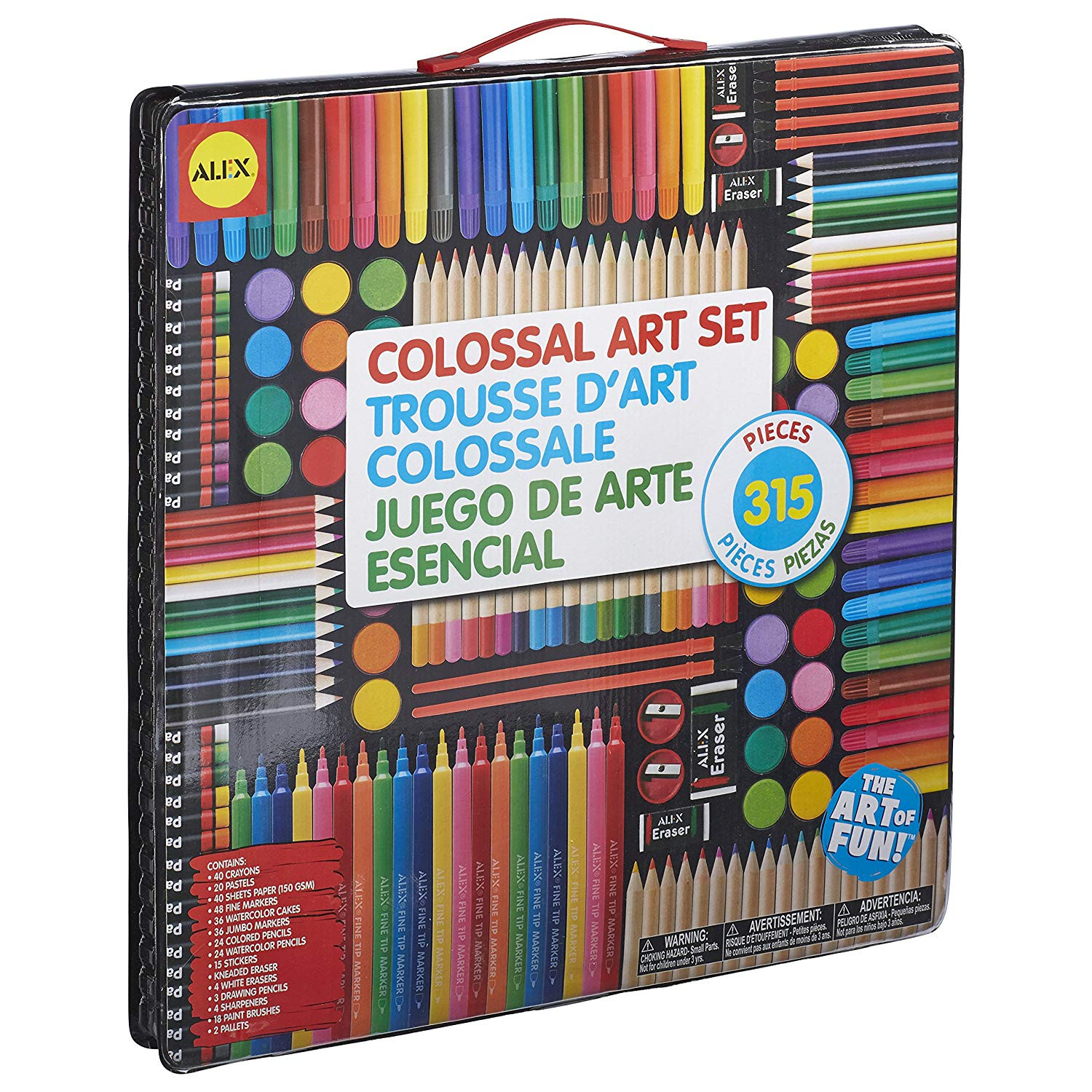 Coloring Kits For Kids
 Colossal Art Set 315 Pc Kids Artist Deluxe Kit Drawing