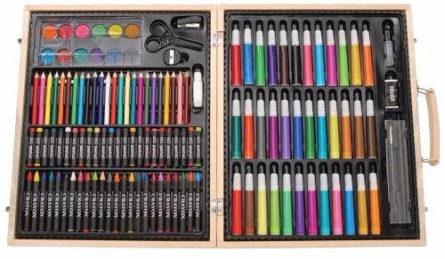 Coloring Kits For Kids
 Estuche Set Arte 131 Piezas Dibujo Acuarela Crayolas