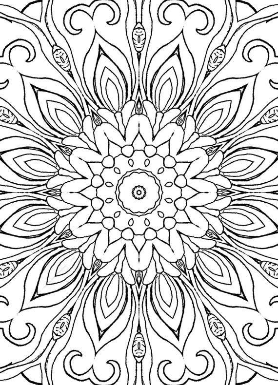 Coloring Pages Adult
 25 Coloring Pages including Mandalas Geometric Designs Rug