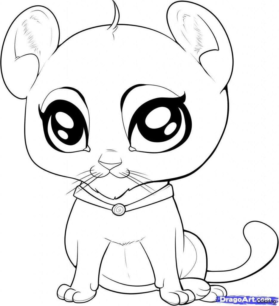 Coloring Pages Cute Baby Animals
 Cute Animal Drawing Ideas at GetDrawings