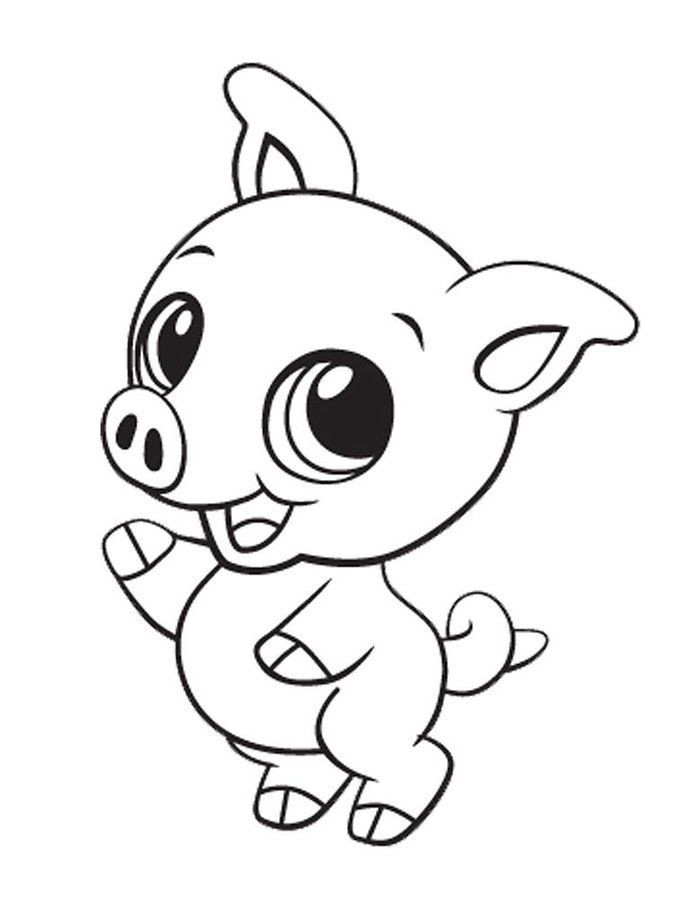 Coloring Pages Cute Baby Animals
 Cute Animals To Color