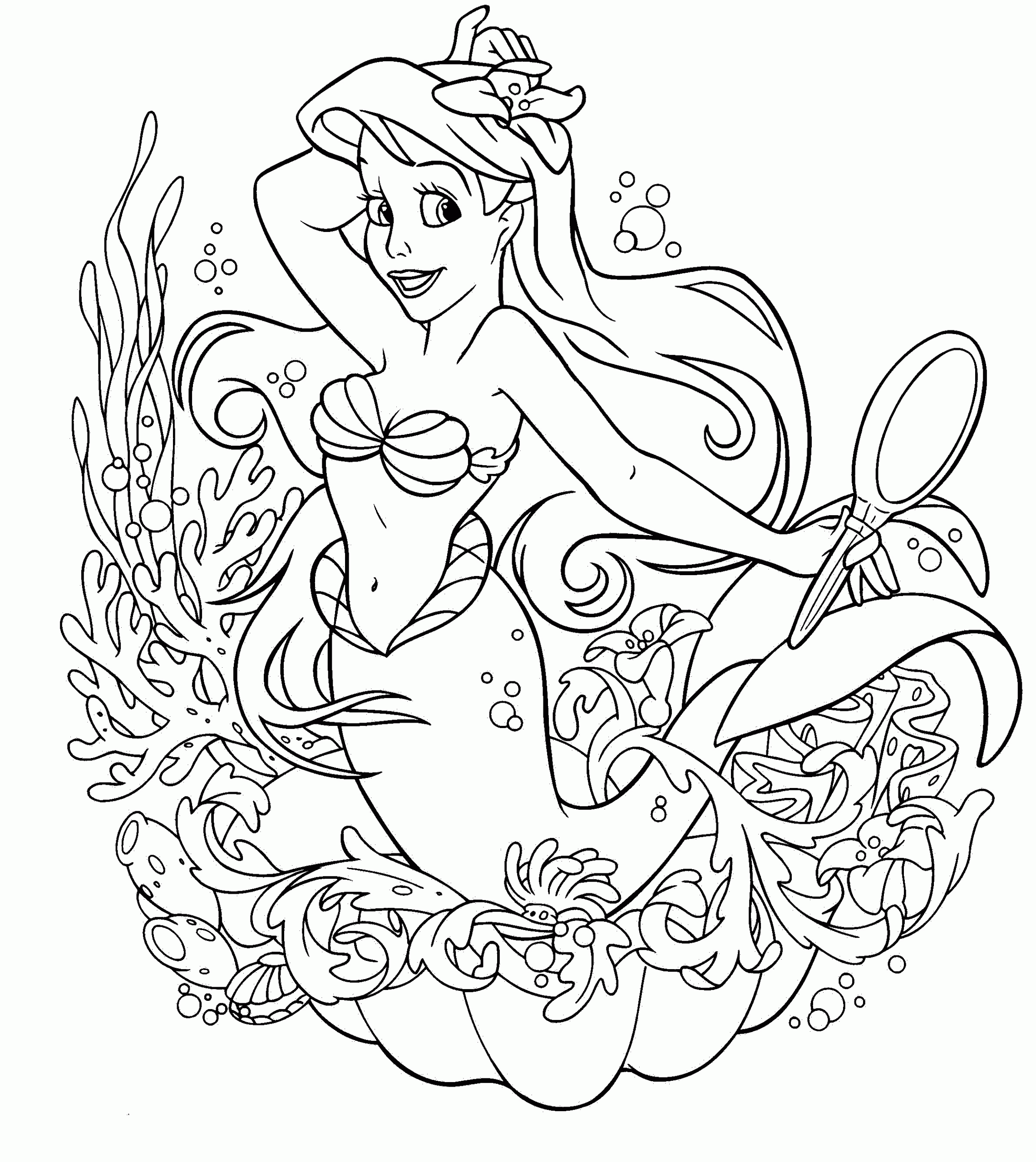 Coloring Pages Disney For Girls
 1000 images about Colouring on Pinterest