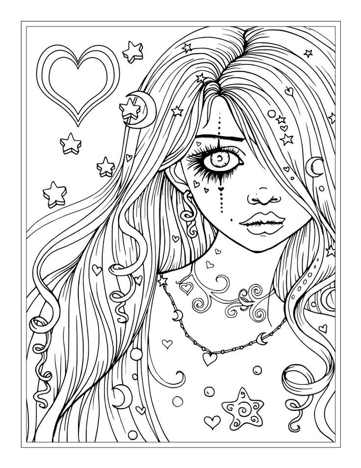 Coloring Pages For Adult Girls
 25 best Molly Harrison Free Coloring Pages Direct From