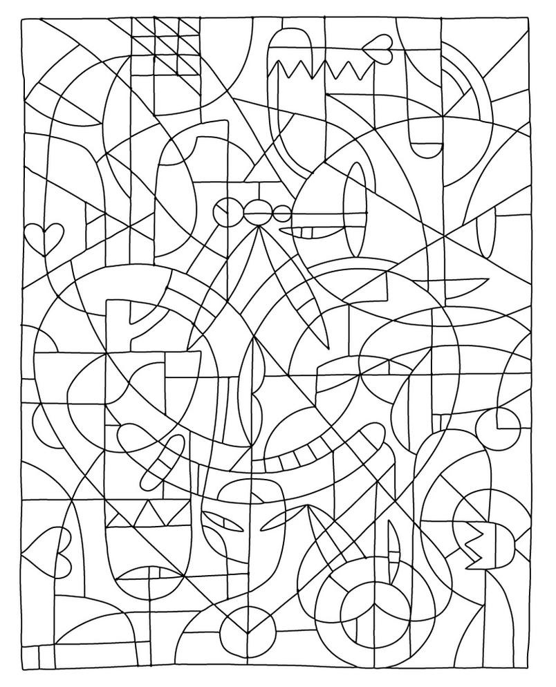 Coloring Pages For Adults Difficult
 colormbers template by betteo on DeviantArt